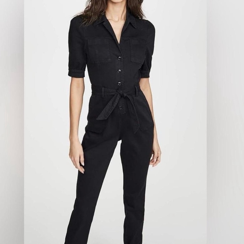 PAIGE Black Jumpsuit size 10 washed once not worn
